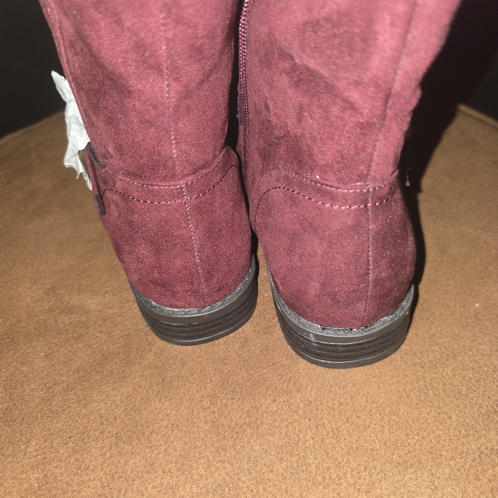 Just Fab size 8 Burgundy - Picture 6 of 10